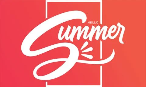 Tropical Summer Abstract Background Template Stock Illustration