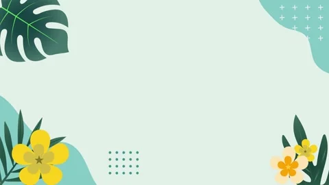 Tropical Summer Background Animation with Copy Space Stock Footage 336800237
