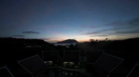 Tropical sunrise 스톡 동영상 10763301