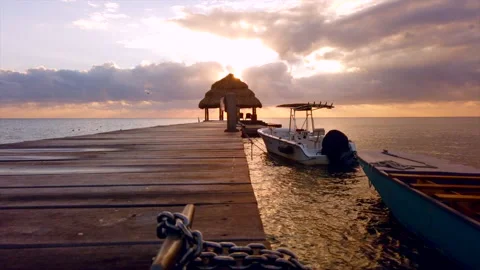 Tropical Sunrise Timelapse Video stock 150905948