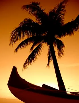 Tropical Sunset Fotos de archivo