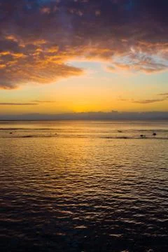 Tropical sunset Stock Photos