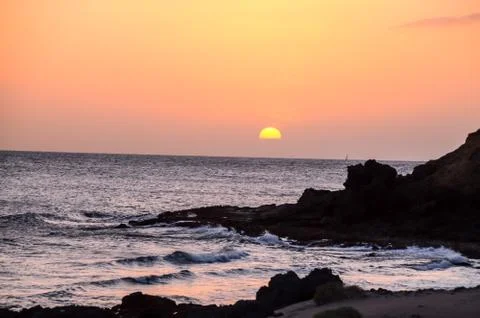 Tropical Sunset Stock Photos