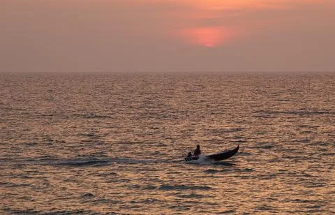 Tropical sunset Foto stock