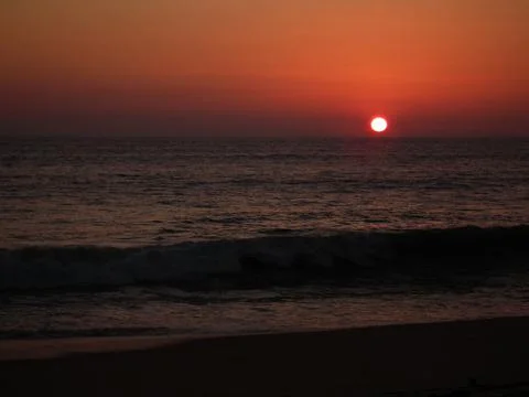 Tropical sunset Stock Photos