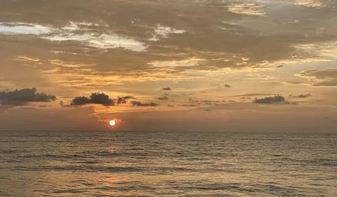 Tropical sunset Foto stock