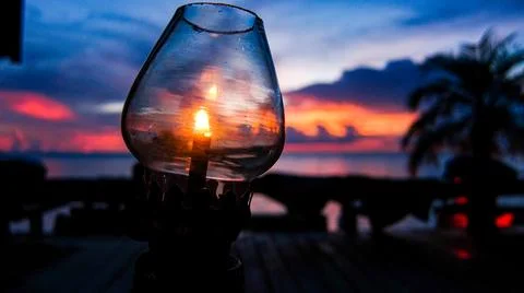 Tropical Sunset Stock Photos