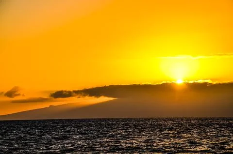 Tropical Sunset Stock Photos