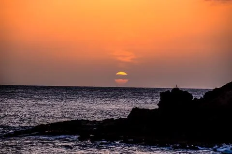 Tropical Sunset Stock Photos