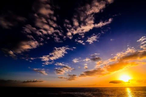 Tropical Sunset Stock Photos