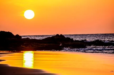 Tropical Sunset Stock Photos