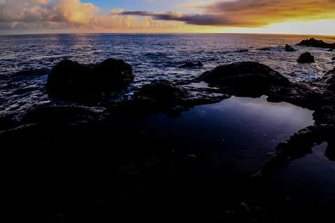 Tropical Sunset Stock Photos