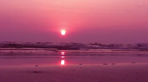 Tropical sunset in the sea Stock Footage 51831798