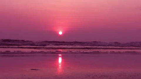 Tropical sunset in the sea Stock Footage 51831816