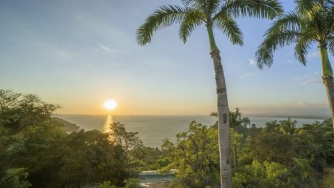 Tropical Sunset Time Lapse Vidéo 73095878