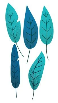 Tropical themed creative covers set. Colorful compositions of palm leaves and Stock Illustration