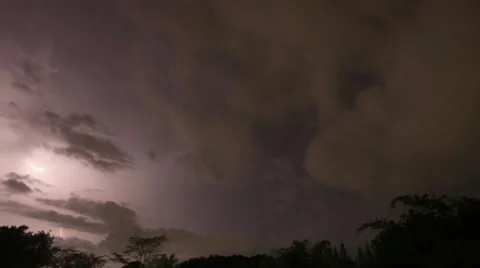 Tropical thundercloud Timelapse Vídeos de archivo 62887806