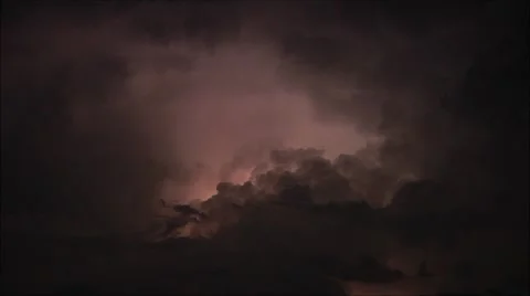 Tropical thunderstorm timelapse 8x Stock Footage 42817919