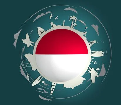 Tropical vacations concept Stock Illustration