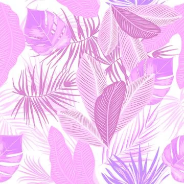 Tropical vector seamless pattern Stock-Illustration