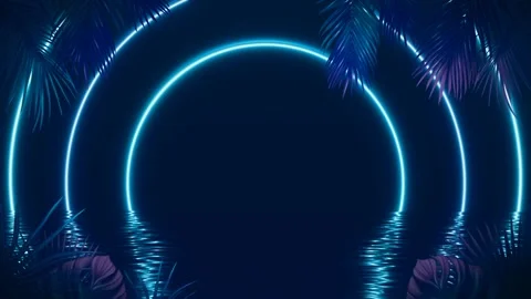 Tropical Vibes Animation Loop 07 Stock-Footage 209548363