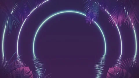 Tropical Vibes Animation Loop 1 스톡 동영상 209548790