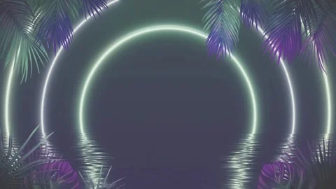 Tropical Vibes Animation Loop 2 Stock-Footage 209548736
