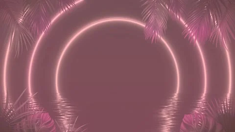 Tropical Vibes Animation Loop 3 Stock Footage 209548759