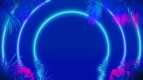 Tropical Vibes Animation Loop 6 스톡 동영상 209548632