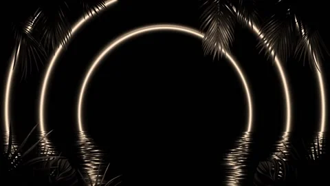 Tropical Vibes Animation Loop 8 Video stock 209548531