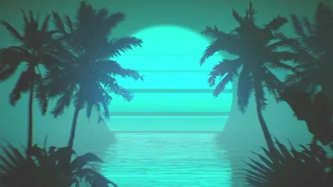 Tropical Vibes Loop 02 Stock Footage 209976426