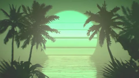 Tropical Vibes Loop 03 Stock Footage 209976469