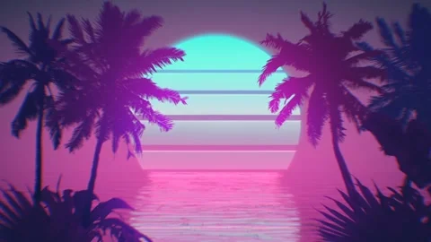Tropical Vibes Loop 5 Stock Footage 209976374
