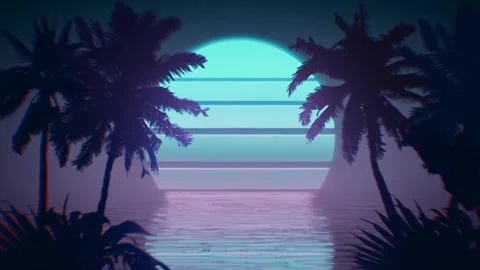 Tropical Vibes Loop 8 Stock Footage 209976375