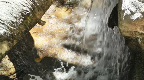 Tropical Waterfall 05 60fps native slowmotion Video stock 11435164