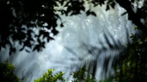 Tropical Waterfall 08 HD Video stock 24603724