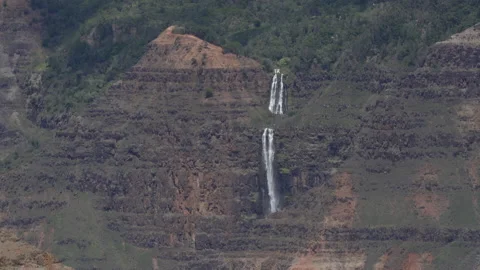Tropical Waterfall day time Stock Footage 165303186