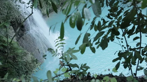 Tropical waterfall Stock Footage 49024587