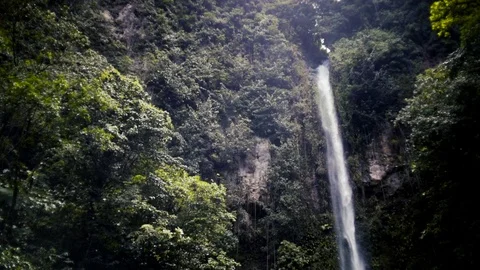 Tropical Waterfall Stock Footage 70373276