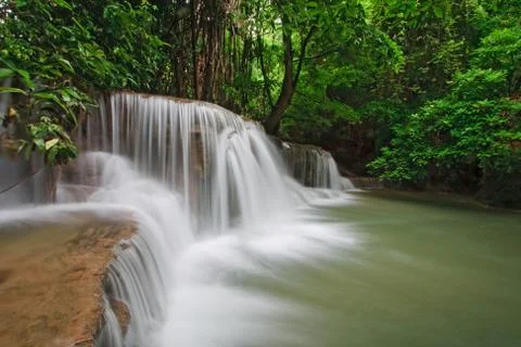 Tropical waterfall Stock Photos