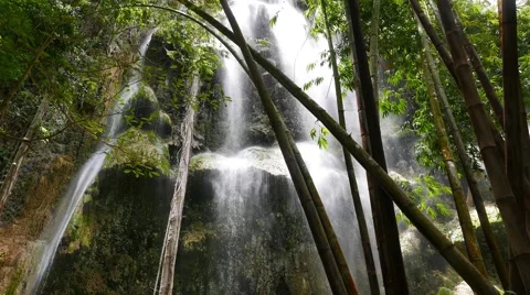 Tropical Waterfalls 06 Stock Footage 49010607