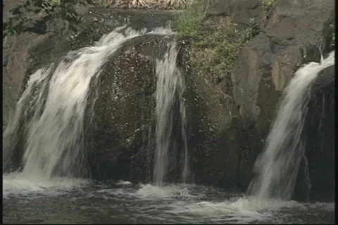 Tropical Waterfalls Stock Footage 830154