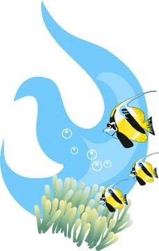 Tropical waters Stock-Illustration