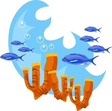 Tropical Waters Stock-Illustration