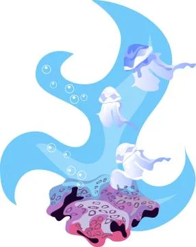 Tropical Waters Stock Illustration