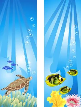 Tropical Waters Stock Illustration