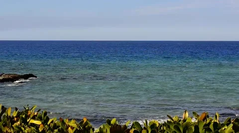Tropical Waves in Hawaii Stock Footage 48160412