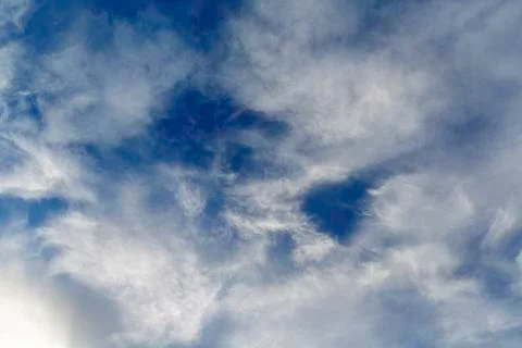 Tropical weather cloudscape background Stock-Fotos