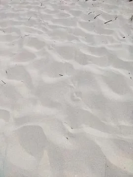 Tropical White Beach Sand Texture Bahia de las Aguilas Stock-Fotos