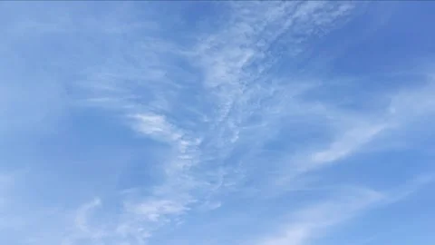 Tropical Winter Sky: Clouds and Calm in Okinawa | HD Stock Footage 298149890